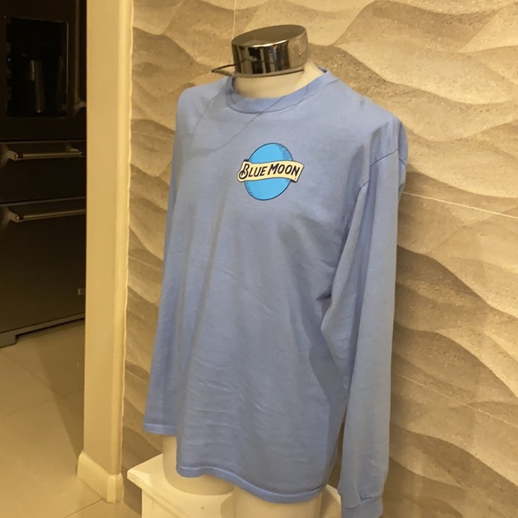 Blue moon long sleeve tshirt size large - Picture 3 of 7